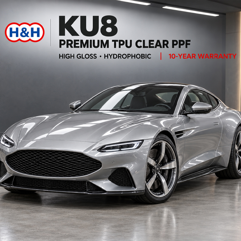 KU8 بريميوم TPU الشفاف PPF